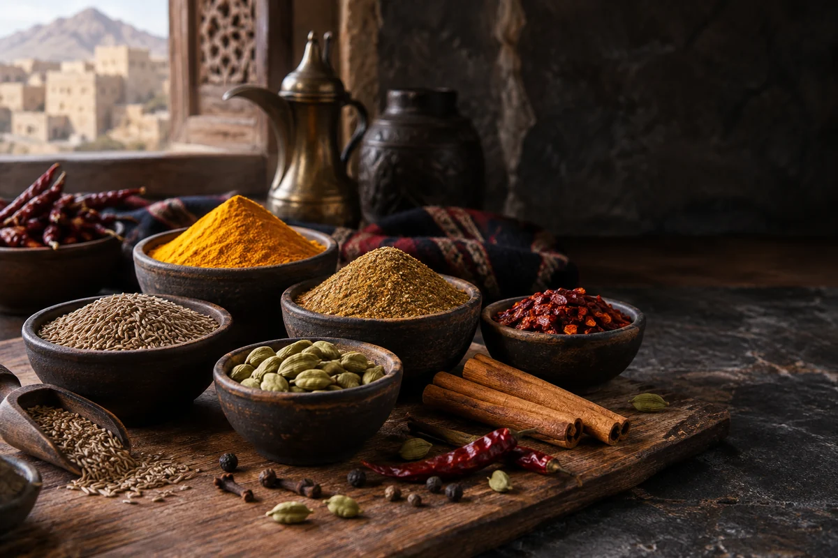 التوابل والبهارات اليمنية